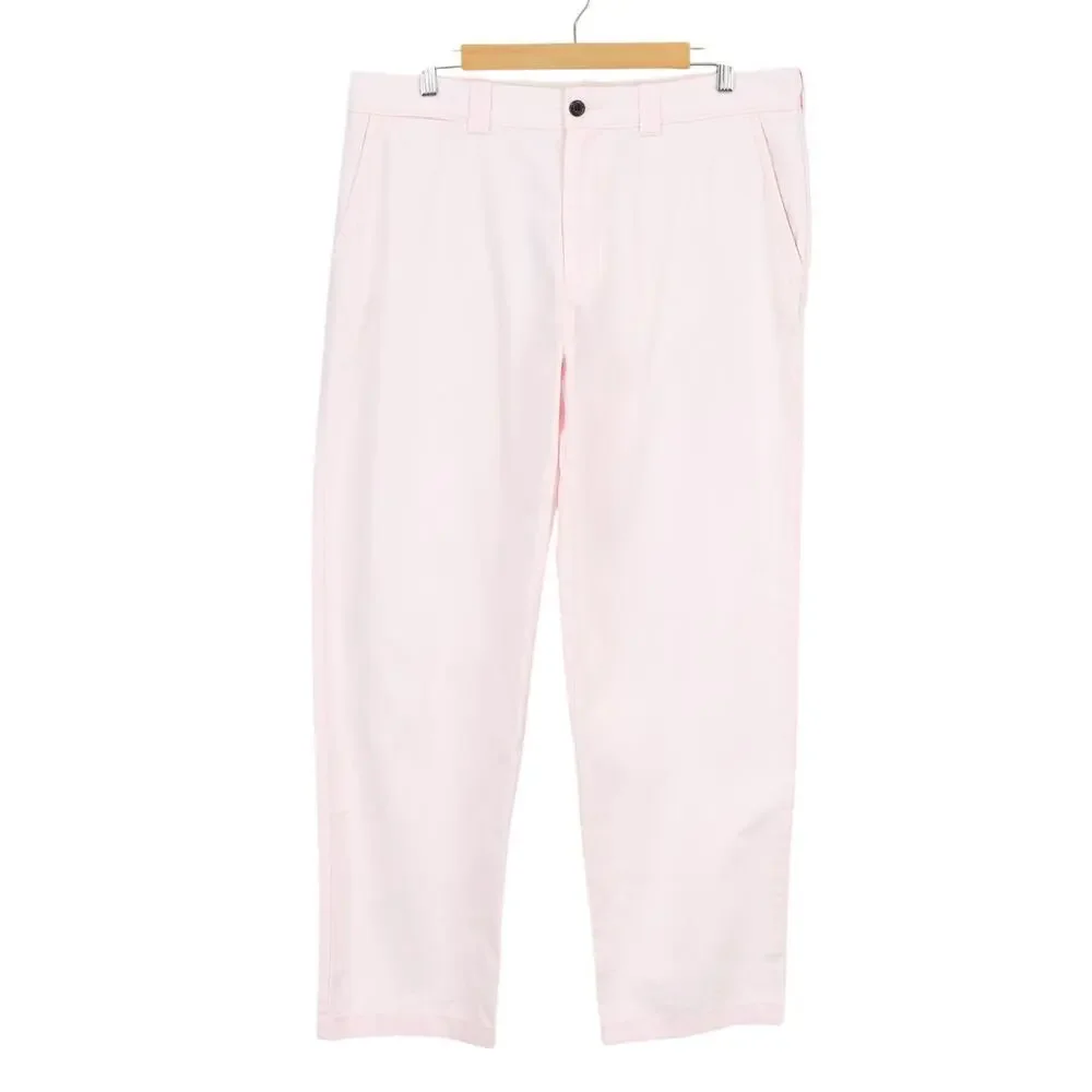 J.Crew Men's Classic Cotton Trouser In Canvas Pale Pink Size 36x32 NWT